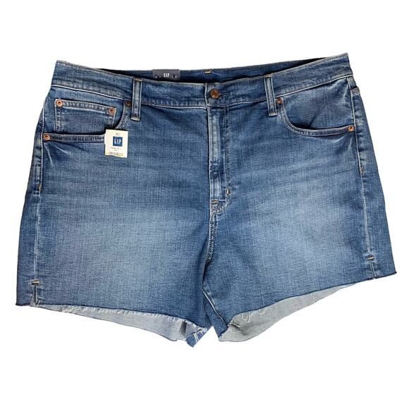 NWT GAP 4" High Rise Denim Short Size 35/20 - Picture 2 of 6